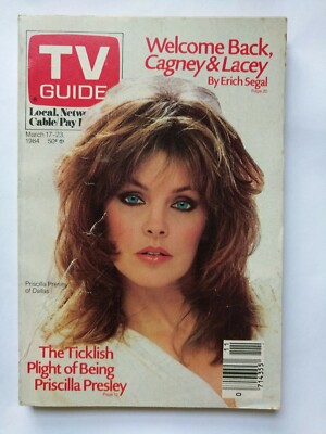 TV Guide March 17-23, 1984 Priscilla Presley EX NO ML | eBay