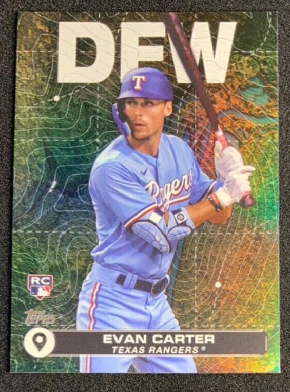 TOPPS 以外　 EVAN CARTER Amazon.com: 2024 TOPPS #280 EVAN CARTER NMMT (RC) RANGERS