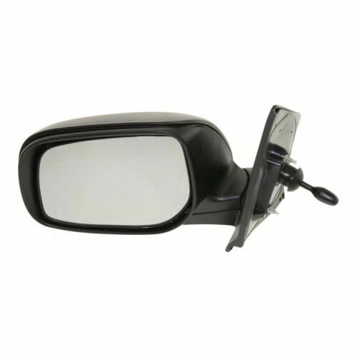 LH Left Drive side Mirror Manual Remote Smooth fits 2007 2012 Toyota Yaris_Sedan