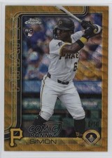 2025 Topps Chrome Update Gold Wave Refractor 18/50 Ronny Simon #USC35 16z7
