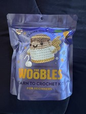 The Woobles Claire the Angel w/glitter yarn Crochet Kit - Holiday Edition