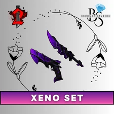 LIMITED🚨| Murder Mystery 2 | MM2 | Godly Xenoknife + Xenoshot Set - CHEAP