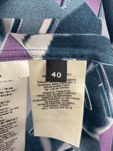 FENDI/CamMC Silk FF Block Shirt/Size 40/Silk/All-Over Print/FS0795 APQ9 thumbnail 4