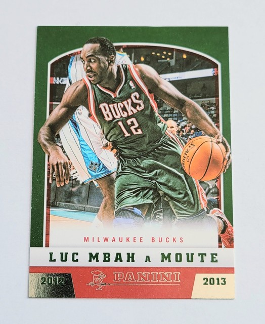 LUC MBAH A MOUTE 2012-13 PANINI SILVER KNIGHT BASE RETAIL PARALLEL RARE SP !!!!