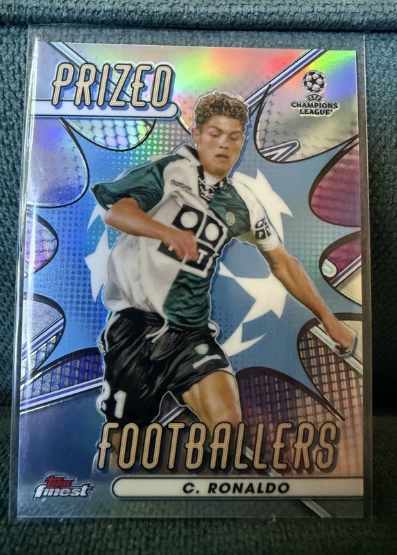 2022-23 Topps Finest UEFA Cristiano Ronaldo Prized Footballers #PF-10 Refractor