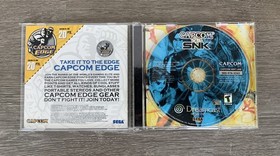 Capcom vs. SNK Sega Dreamcast CIB Complete Disc Case Manual Tested Works