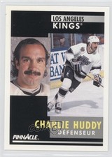 1991-92 Pinnacle French Charlie Huddy #225 0b4