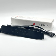 MINT Leica Carrying Strap 14312 Genuine Black Boxed Made in Germany