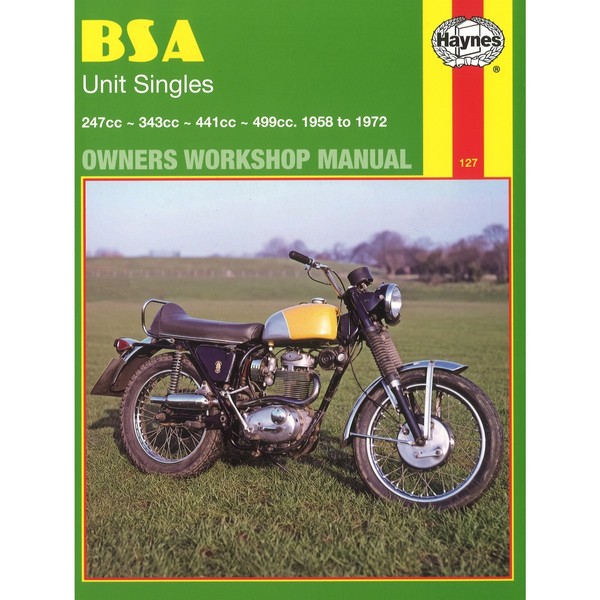 BSA Motorrad Unit Singles (1958-1972) Reparaturhandbuch Haynes-image