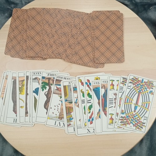 1JJ Schweizer Tarotkarten von Stuart Kaplan 78 Karten & Anleitungen 1974 Farbe  - Bild 11 von 15