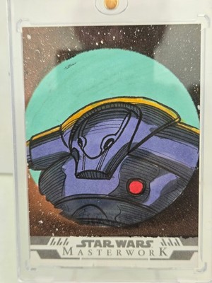 Topps 2024 Star Wars Masterwork / Sketch by Eric Medina / Super Battle Droid 1/1
