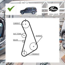Gates Zahnriemen AUDI A4 (8D2, B5) 1.8 T