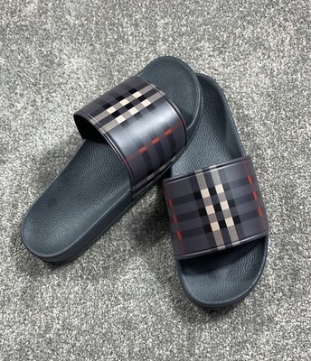 Burberry Slides Schwarz Größe 44 Neu