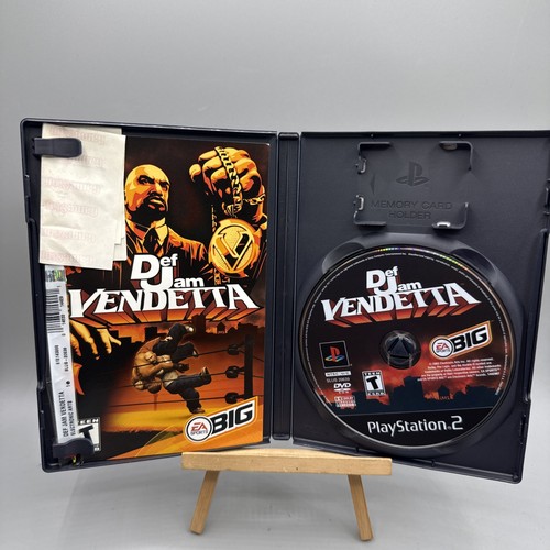 Def Jam Vendetta (Sony PlayStation 2 PS2, 2003) Complete CIB W/ Manual Tested - Picture 3 of 3