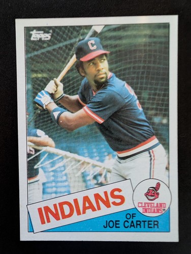 Joe Carter #694 1985 Topps card