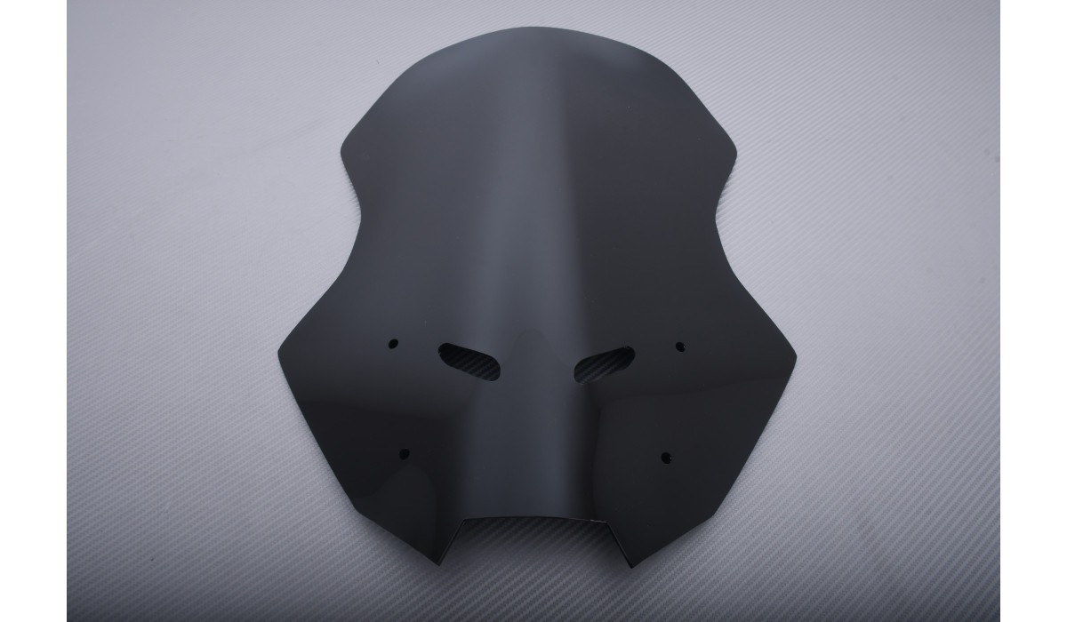 Bulle double courbure aérodynamique noire saute-vent pour Honda CB500X