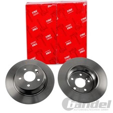 2X TRW BREMSSCHEIBEN 300mm VOLL HINTEN PASSEND FÜR MERCEDES-BENZ CLS E-KLASSE |