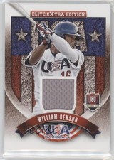2015 Elite Extra Edition USA Baseball 18U Game Jerseys Will Benson William 1j2
