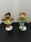 Vintage 1995 Cabbage Patch Kids Garden Fairies Dolls Lot Of 2 CPK