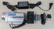 Sony Handycam DCR-DVD505 Silver 4.0MP 3.5" LCD 120x DVD Camcorder Touchscreen NG