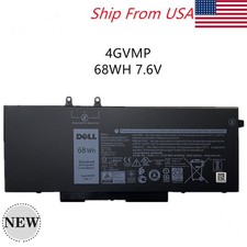 NEW Genuine 68WH 4GVMP Battery For Dell Latitude 5400 5500 Precision 3540 3550