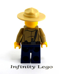 LEGO City Forest Police Officer Minifigure Off-road Command Centrer 4205