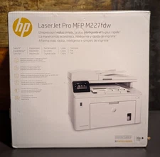 HP LaserJet Pro MFP M227fdw All in one Laser Printer - New & Sealed