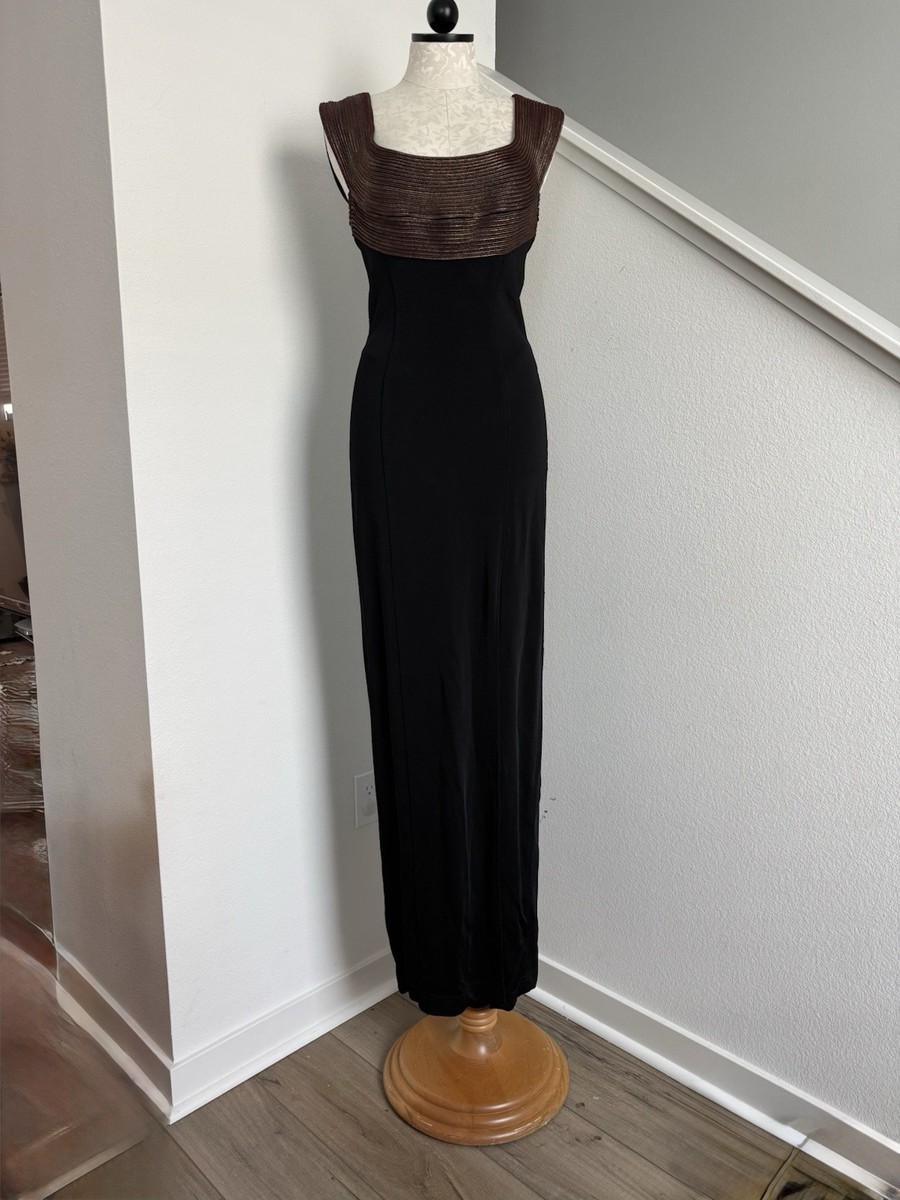 slim fit dress slacks Tadashi Shoji CHR25356L Fitted Long Formal Prom Evening Dress