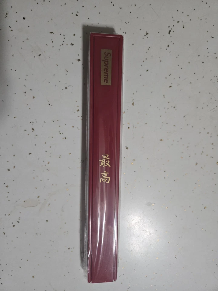 SUPREME CHOPSTICKS RED FW17 2017 ACCESSORY W/ BOX LOGO - Image 2 of 2