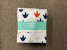 Pillowfork Microfiber Twin  Sheet Set  TRIASSIC TRAIL Dinosaurs Kids