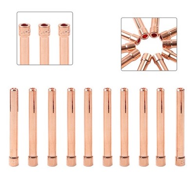 10PCS 10N24 Collet 3/32'' 2.4mm For WP-17 WP-18 WP-26 TIG weld Torch