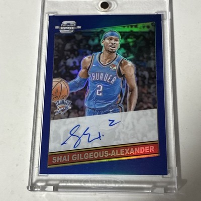 2023-24 Contenders Optic 1986 Tribute Auto Shai Gilgeous-Alexander 2/25 Jsy# 1/1