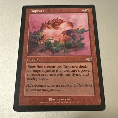 MTG Magic the Gathering Rupture (97/143) Nemesis NM Buy 3 Get 2 Free