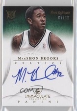 2012-13 Panini Immaculate Inscriptions 67/99 MarShon Brooks #IN-MB Auto d5c