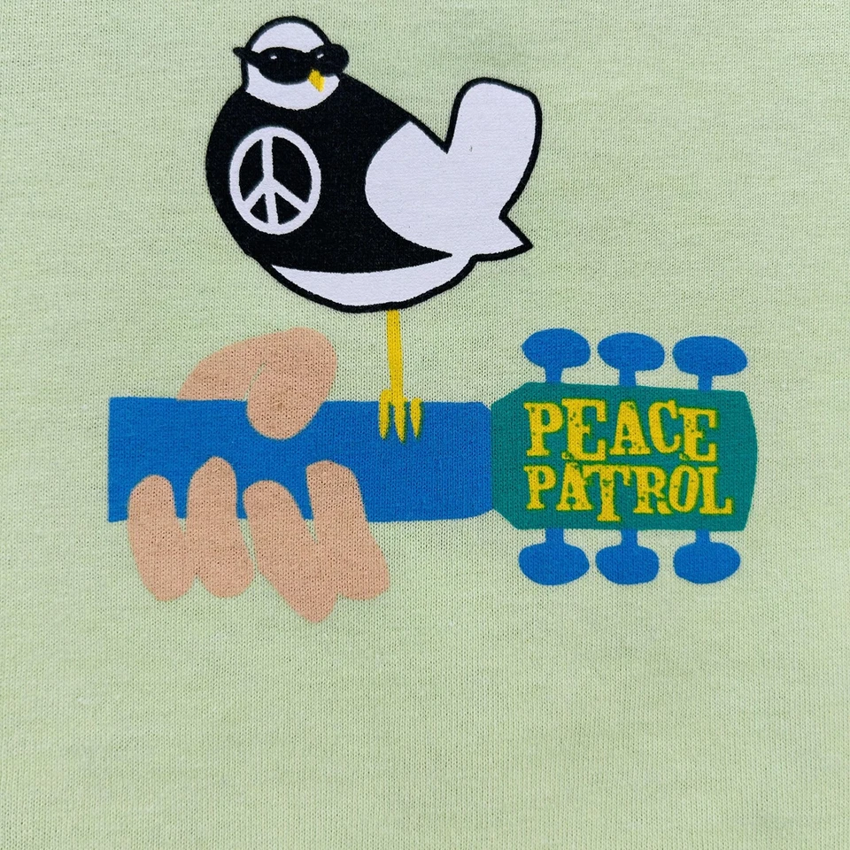 Camisa De Colección Woodstock 99 Peace Patrol Para Hombres XL Fruit of the Loom Converse Años 90 - Imagen 2 de 4