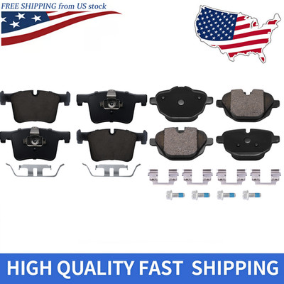 Front and Rear NAO Brake Pad Set For 2011-2017 BMW X3 2015-2018 X4