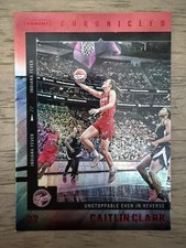 2025 Panini Caitlin Clark Chronicled #35 Red Holo Foil Indiana Fever SP