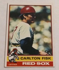 1976 Topps Carlton Fisk #365 Boston Red Sox MLB Baseball Card