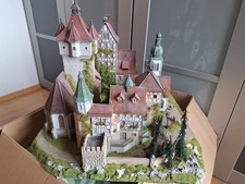 Diorama Burg Schlossgut Rossenstein ,  H0/1:87 , mit Beleuchtung