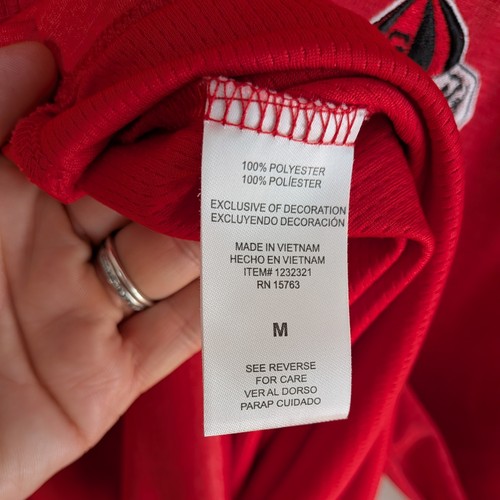 University Of Georgia Bulldogs 1/4 Zip Shirt M rot Uga Football Maskottchen Stickerei - Bild 8 von 10