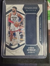 2022-23 National Treasures Jamal Murray Timeline Materials Game Used /99