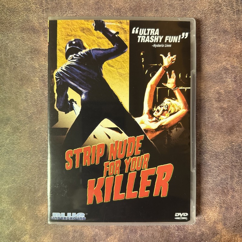 Strip Nude for Your Killer DVD 1975 Blue Underground Edwige Fenech
