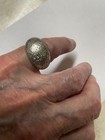 Sterling silver dome style ring with czs size size 7 1/4 — photo 1