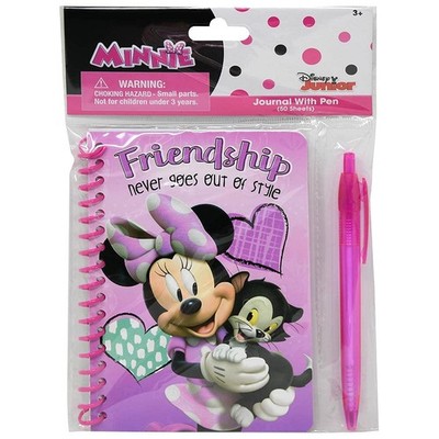 Innovative Designs, LLC Minnie Spiral Notebook with Pen in Poly Bag  (US IMPORT)