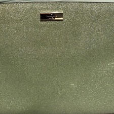 Kate Spade Kenzie Glitter Universal Laptop Sleeve Seawater Green 15 inch New