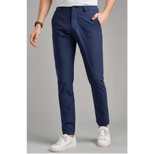 Rhone Sz 33 Commuter Slim Pant Navy Stretch Golf Office Comfort Breathable 