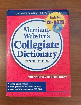 Merriam Webster's Collegiate Dictionary - Tenth Edition - Thumb Indexed