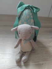 Maileg Osterei mit Mikro Lamm Dusty Minze 11 cm  plüsch mit Etikett unbesp. Neu 