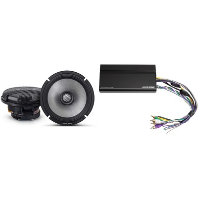 Alpine KTA-450 4 Ch.Power Pack Amp w/ R2-S65 R-Series Speakers