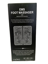 19 Level EMS Electric Foot Massager Pad Blood Circulation Muscle Stimulator Mat